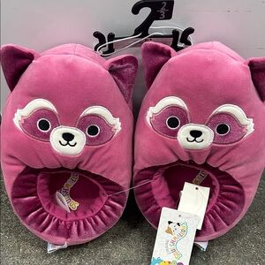 SQUISHMALLOW Pink Animal Face Slippers